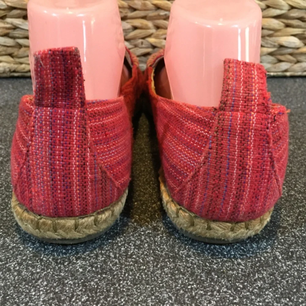 Born Red Espadrille Flats